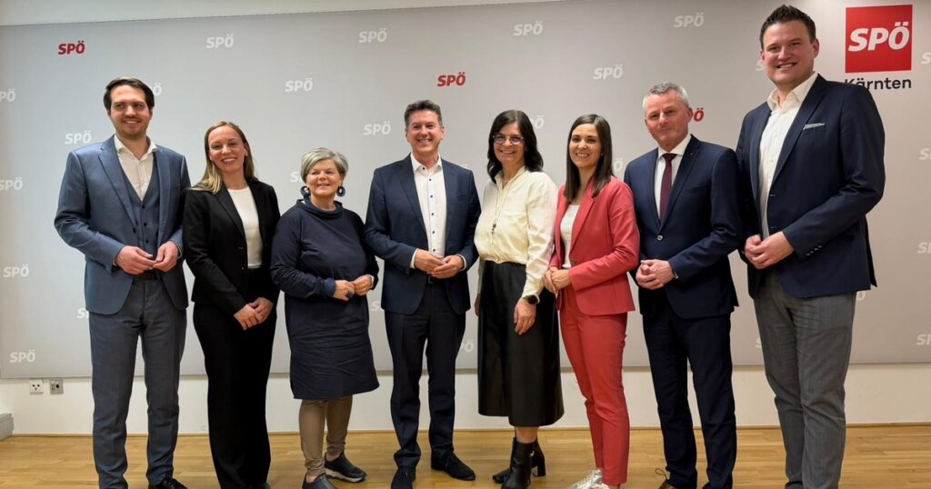 SP&Ouml; K&auml;rnten stellt Team neu auf: Landesparteivorstand beschlie&szlig;t einstimmig personelle Weichenstellung
