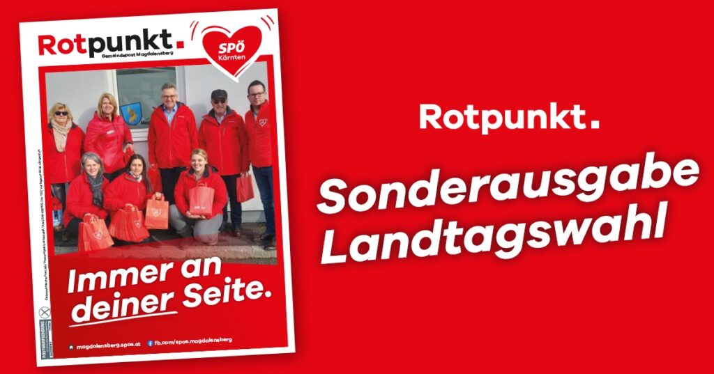 Rotpunkt &ndash; Sonderausgabe Landtagswahl