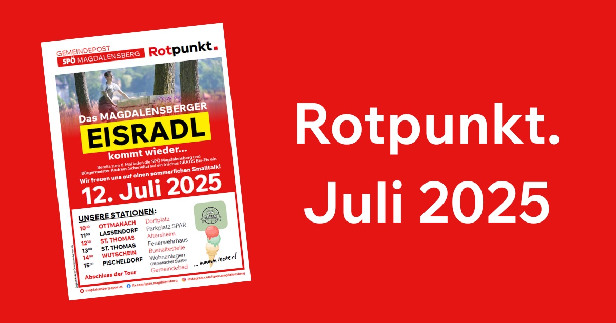 Rotpunkt Magdalensberg &ndash; Ausgabe Juli 2025